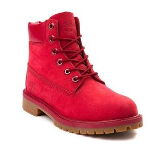 red timberland boots womens
